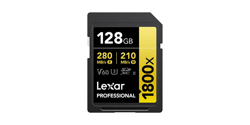 Lexar SDXC Pro V60 128GB